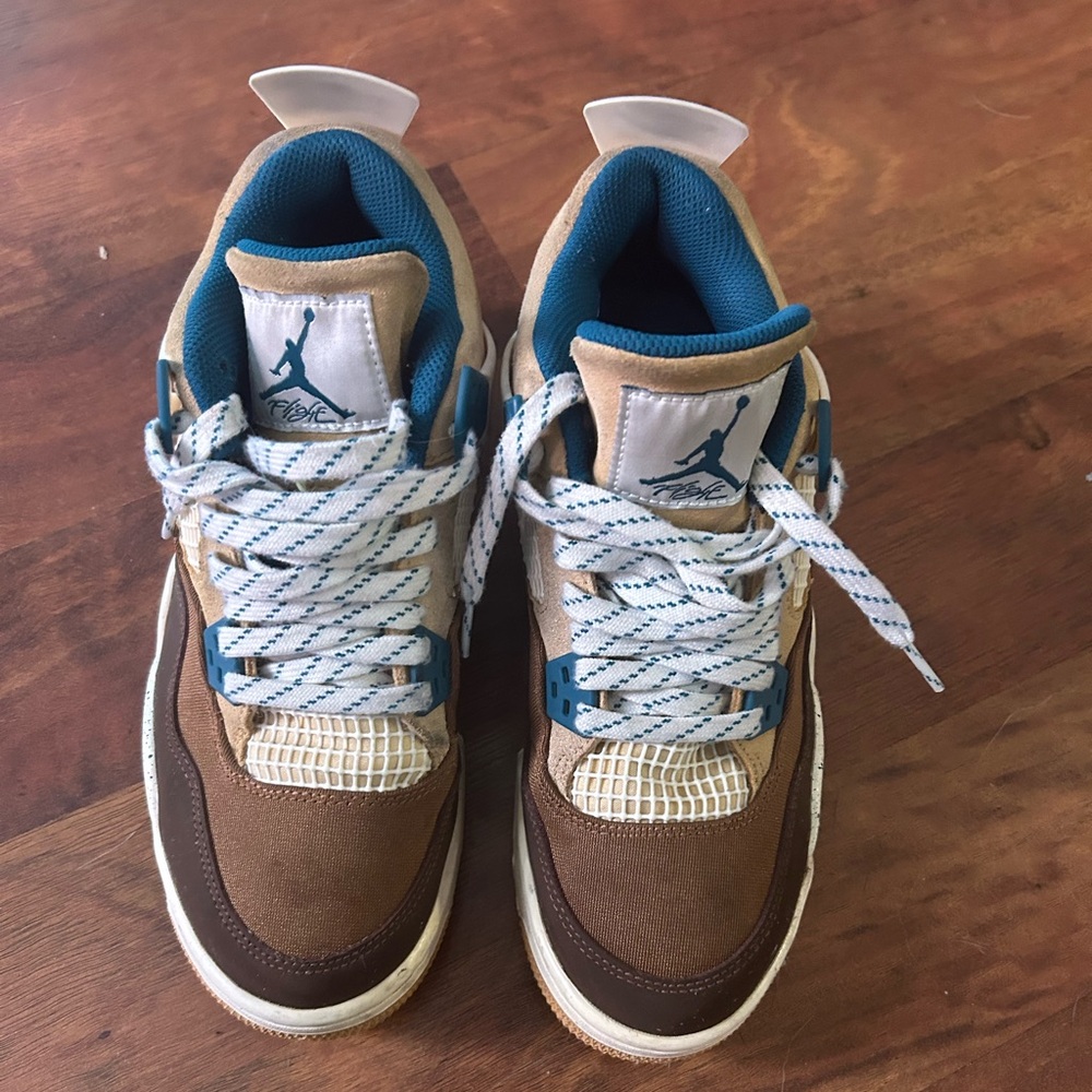 Nike Jordan Kids' Brown and Teal Retro Sneakers